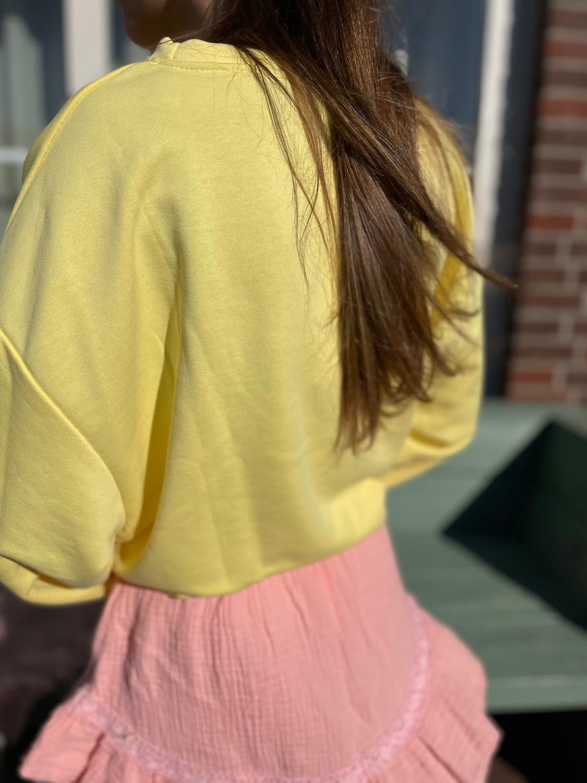 Gele "Le Marais" sweater