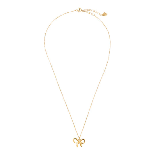 Ketting Met Mooie Strik - Goud