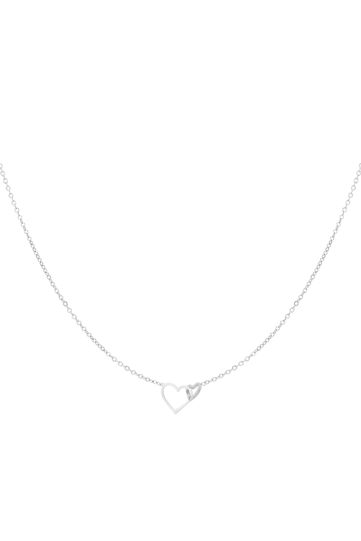 Ketting Eternal love - Silver color color