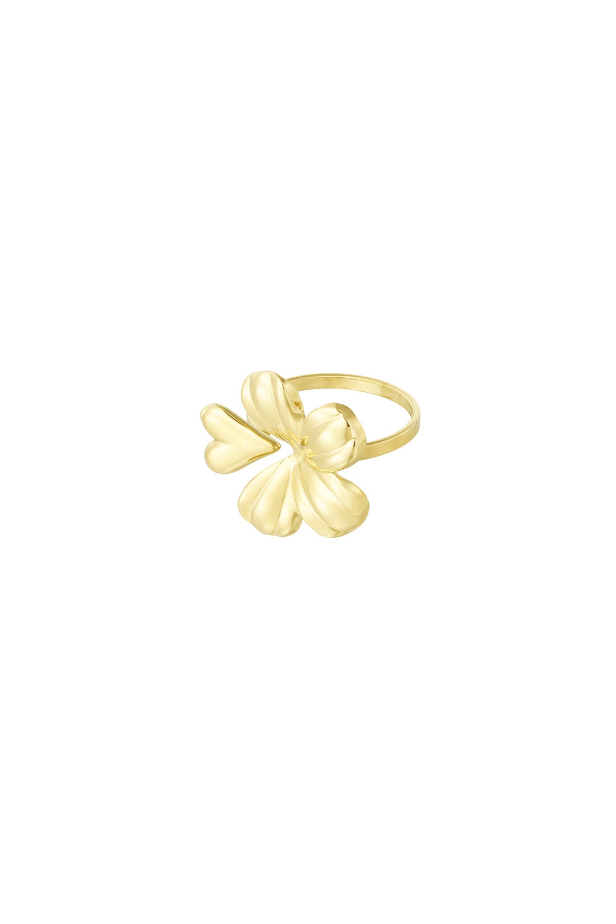Ring Floral romance - Gold color