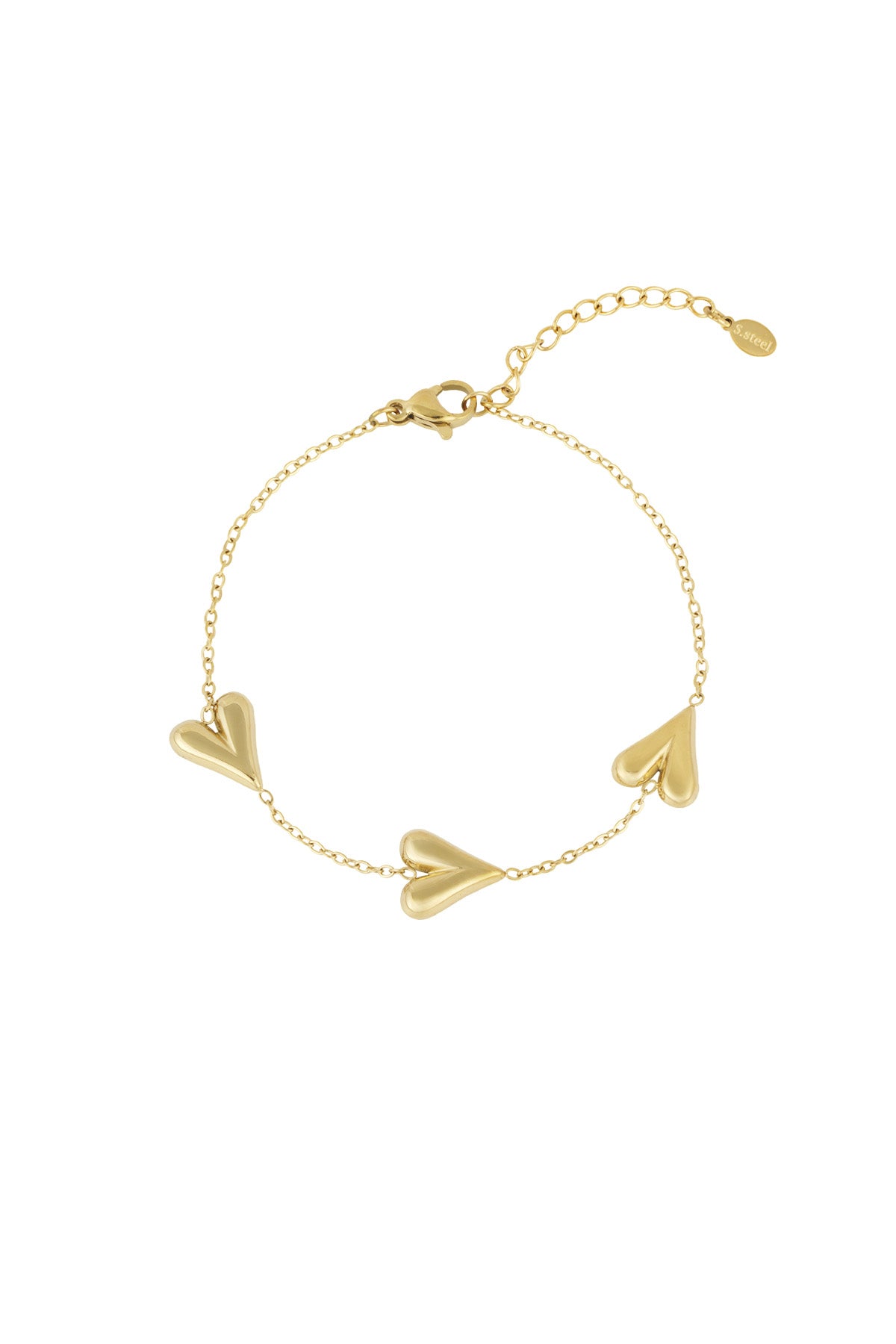 Armband Hearts day - Gold color