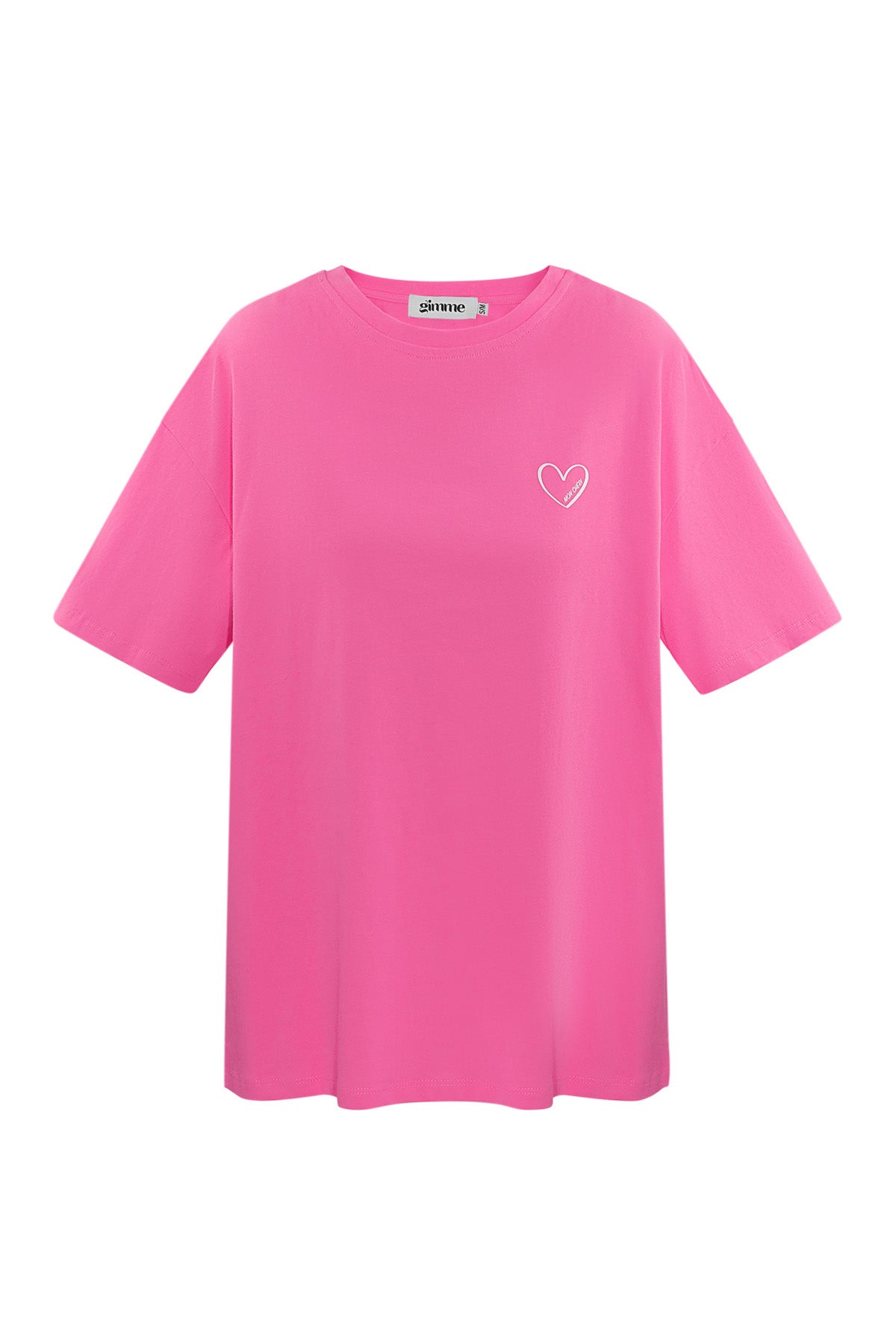 T-shirt T - Fuchsia