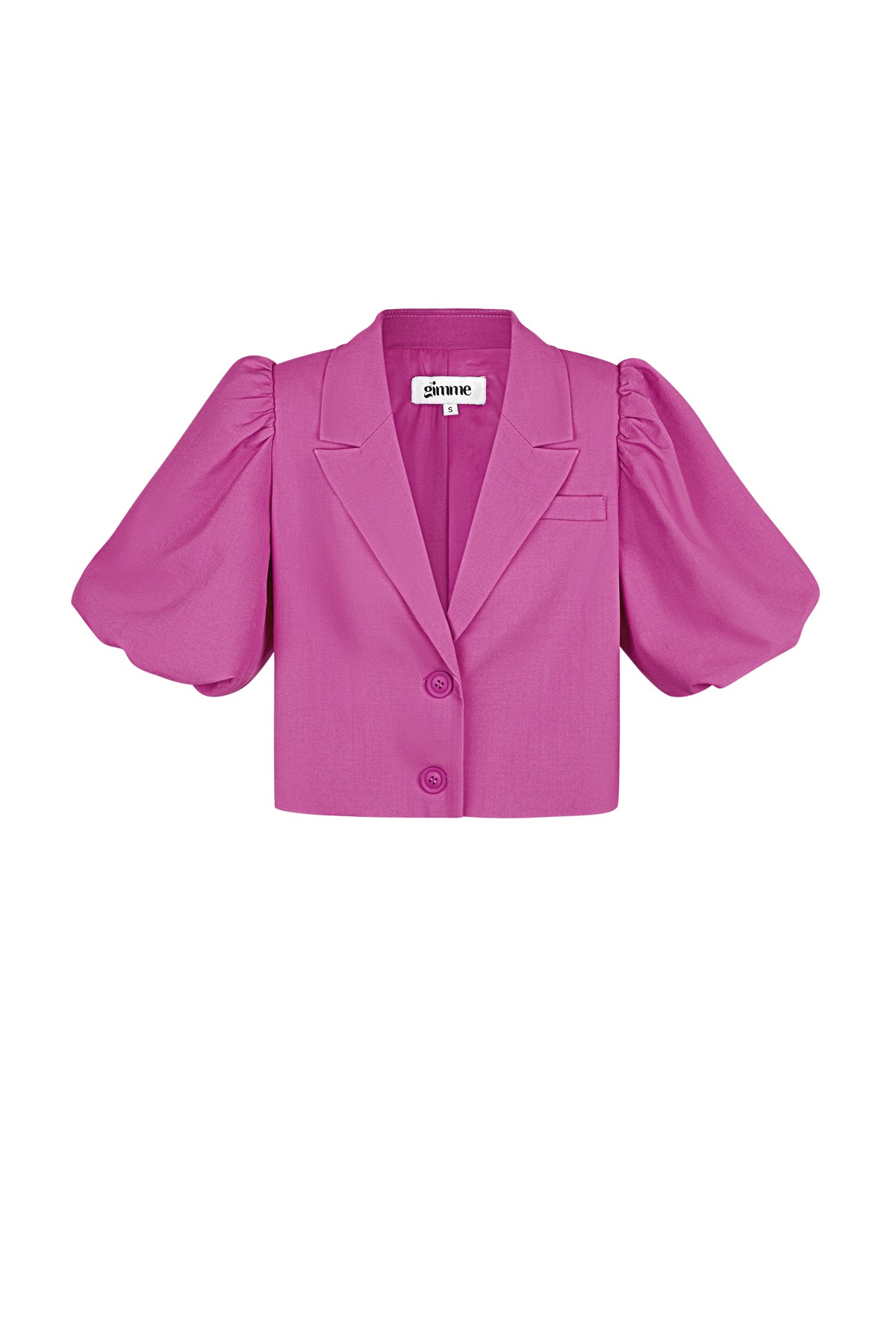 Korte blazer - fuchsia