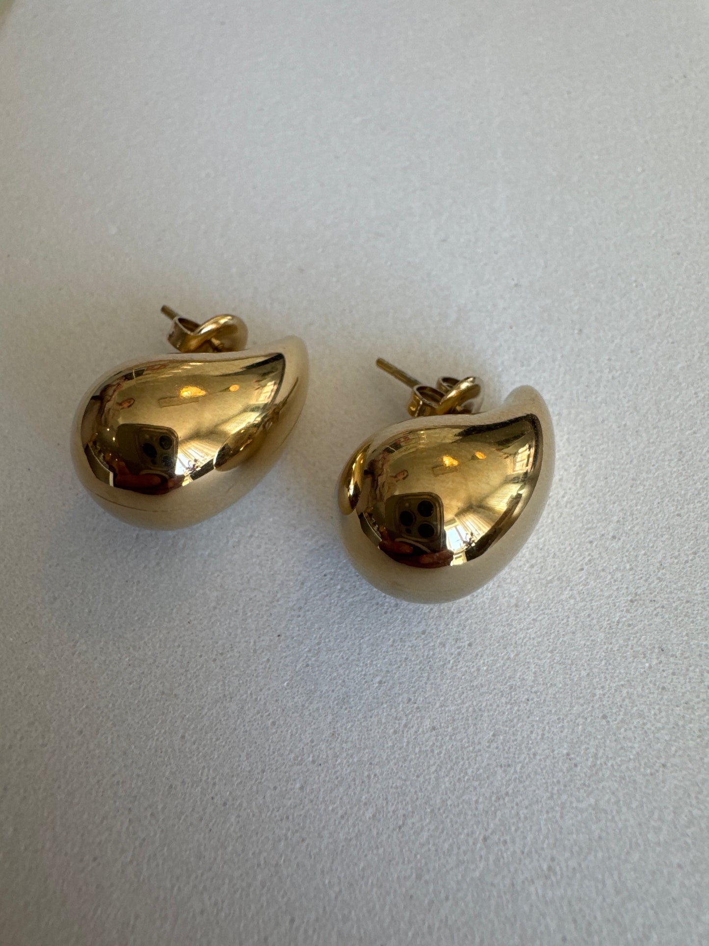 Edelstalen Oorbellen Goud