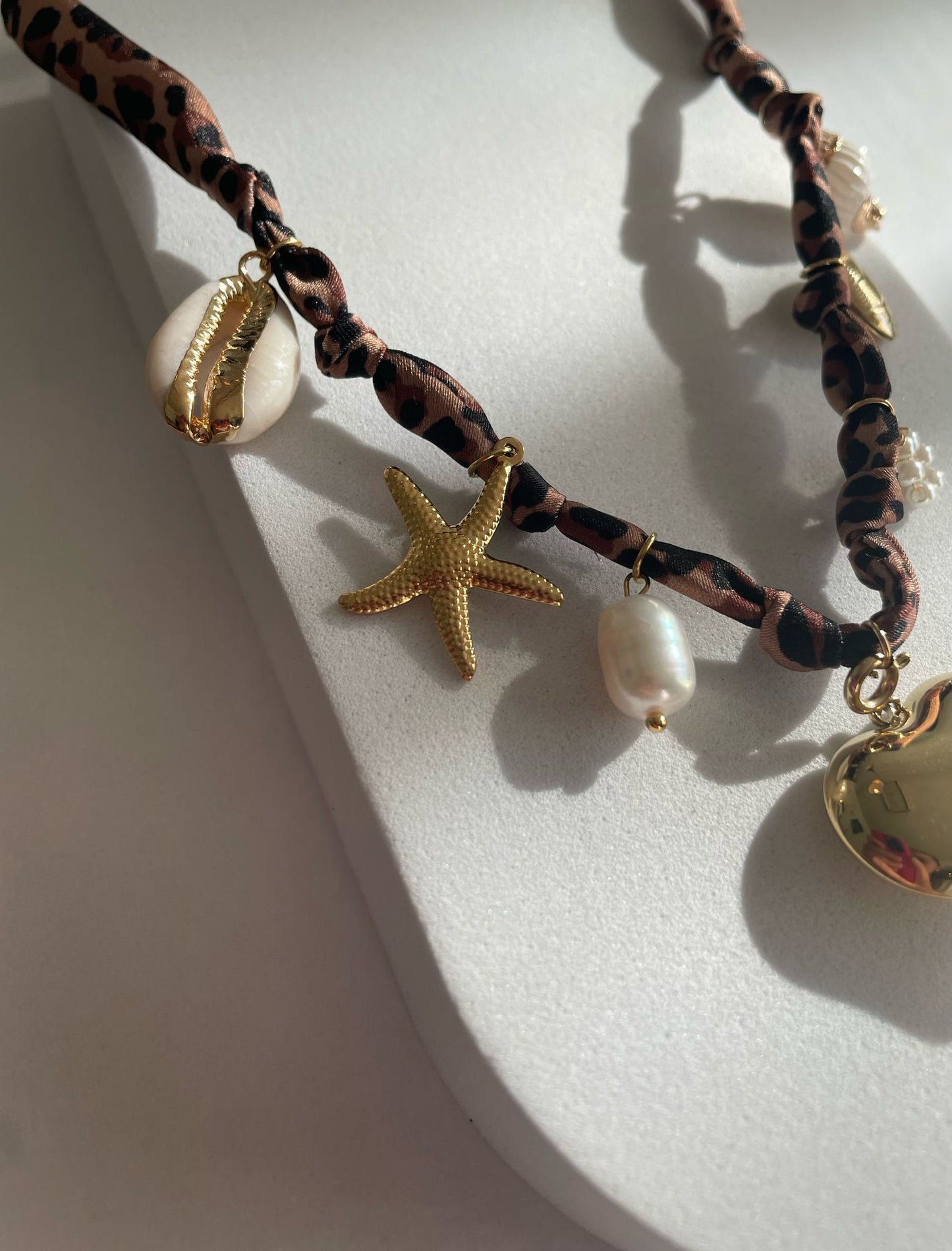 Halsketting Met Schelphanger