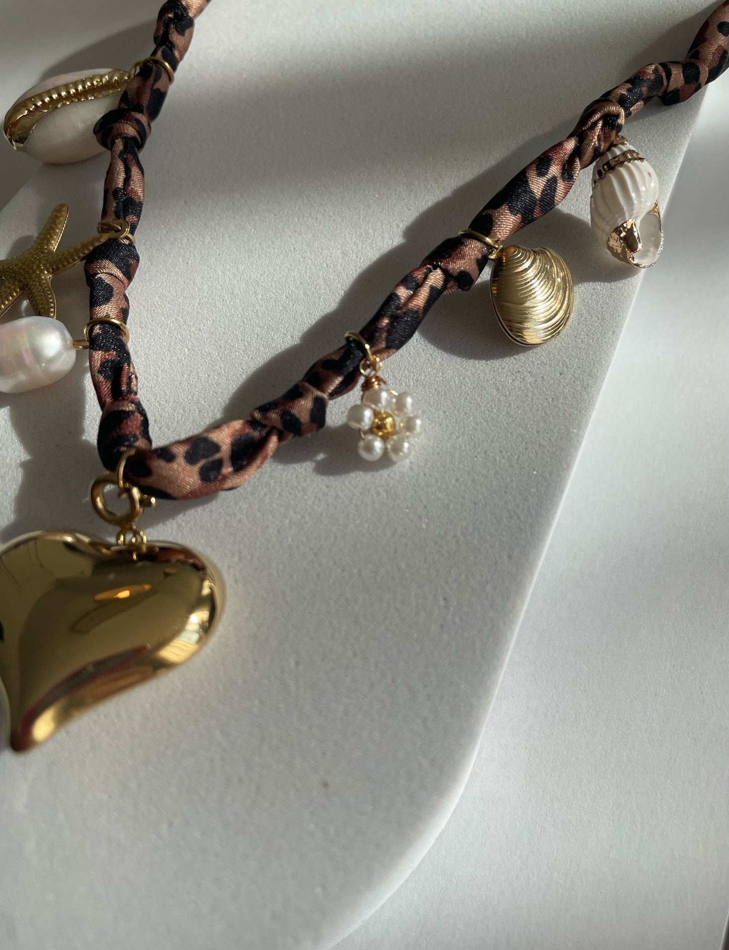 Halsketting Met Schelphanger
