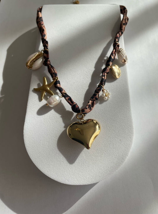 Halsketting Met Schelphanger