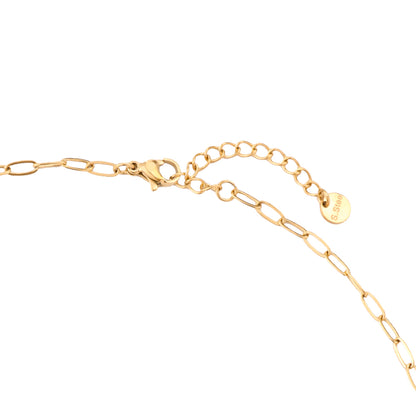 Strik Met Hanger Ketting - Goud