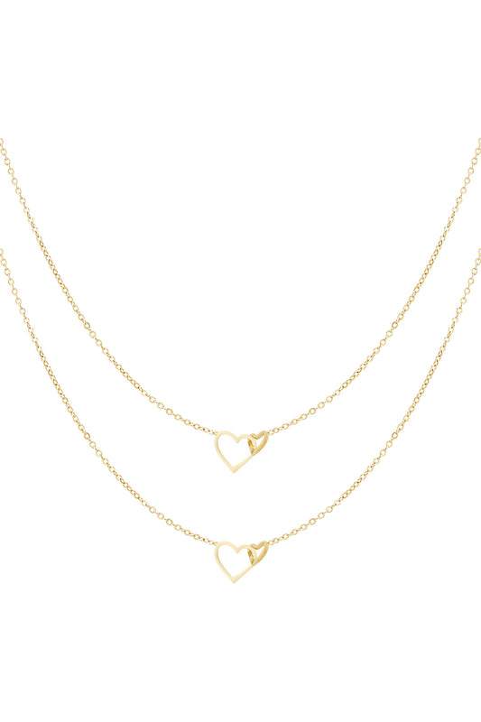 Ketting Eternal love - Gold color