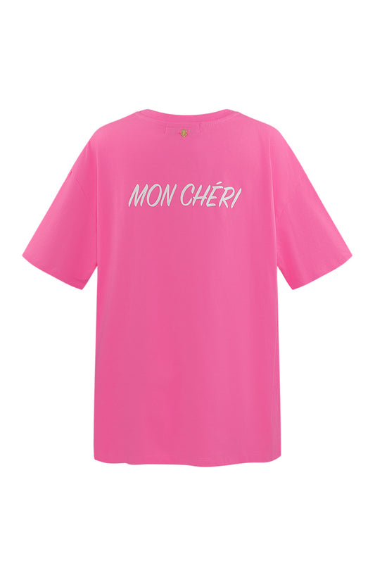 T-shirt T - Fuchsia